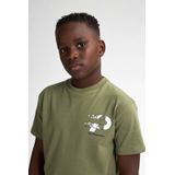 Petrol Industries - Artwork T-shirt - Groen - 100% Katoen - Korte Mouwen