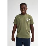 Petrol Industries - Artwork T-shirt - Groen - 100% Katoen - Korte Mouwen