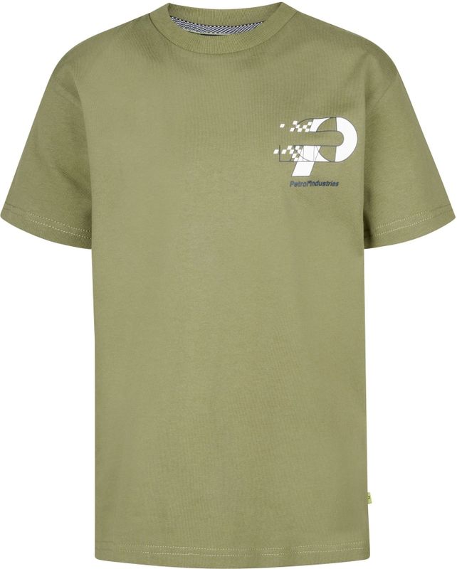 Petrol Industries - Artwork T-shirt - Groen - 100% Katoen - Korte Mouwen