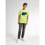 Petrol Industries - Artwork T-shirt - Geel - Jongens - Korte Mouwen