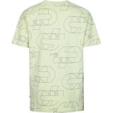 Petrol Industries - All-over Print T-shirt - Groen - 100% Katoen