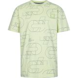 Petrol Industries - All-over Print T-shirt - Groen - 100% Katoen
