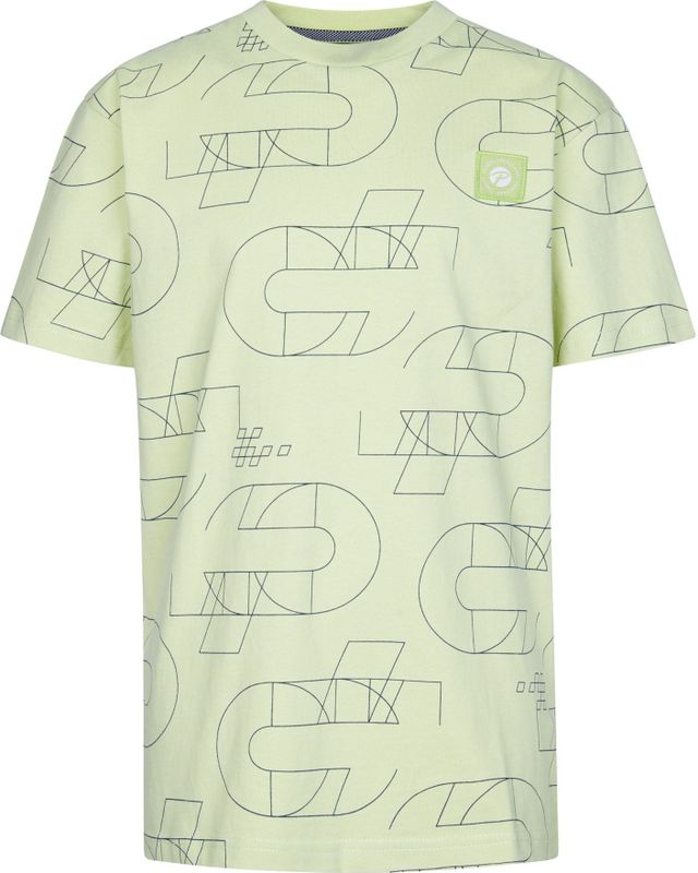 Petrol Industries - All-over Print T-shirt - Groen - 100% Katoen