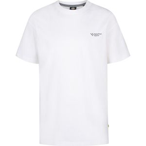 Petrol Industries - Backprint T-shirt Shoreline - Wit - Korte Mouwen