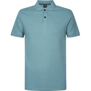 Petrol Industries - Heren Klassieke Polo - Blauw - 100% Katoen