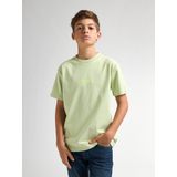 T-shirt - Relaxed Fit - Ronde Hals - Petrol - 100% Katoen