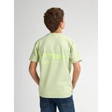 T-shirt - Relaxed Fit - Ronde Hals - Petrol - 100% Katoen