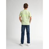 T-shirt - Relaxed Fit - Ronde Hals - Petrol - 100% Katoen