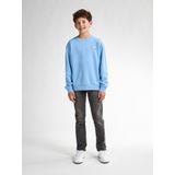 Sweater - Petrol-badge op de borst - Ronde Hals - Ribgebreide Boorden - 60% Katoen 40% Polyester