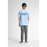 Petrol Industries - Chino Short Angler - Blauw - 97% Katoen 3% Elastaan