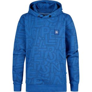 Petrol Industries - Sweater - Blauw - Katoen en Elastaan - Capuchon