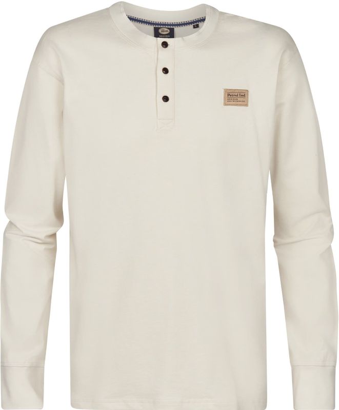 Petrol Industries - Shellview - T-shirt - Wit - Lange Mouwen