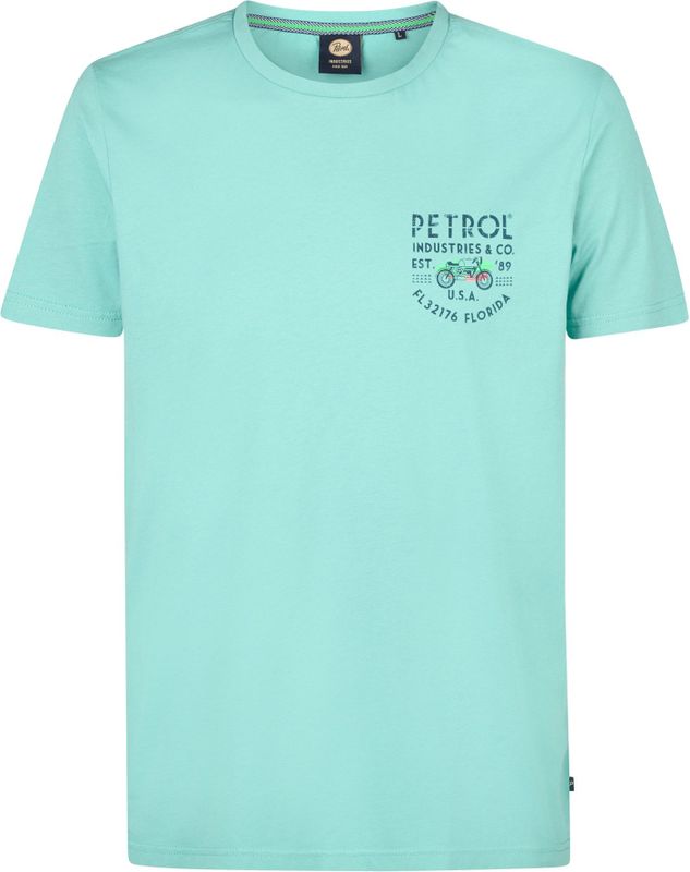 Petrol Industries Men t-shirt ss classic print esmerald