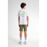 Petrol Industries - Jogging Short Cayman - Groen - Chino Korte Broeken - 95% Katoen 5% Elastaan