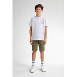 Petrol Industries - Jogging Short Cayman - Groen - Chino Korte Broeken - 95% Katoen 5% Elastaan