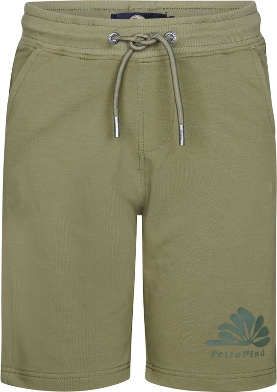 Petrol Industries - Jogging Short Cayman - Groen - Chino Korte Broeken - 95% Katoen 5% Elastaan