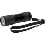 UV Zaklamp Ultraviolet Urine Detector Compacte Zaklamp UV Lamp LED Blacklight Aluminium - Zwart