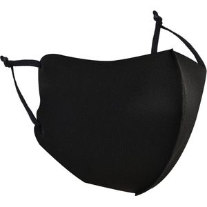 Mondkapje Wasbaar Zwart Verstelbaar Mondmasker Wasbaar Mondkapje Wasbare Mondkapjes Universeel Verstelbaar Zwart