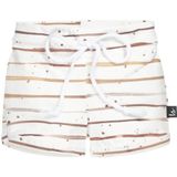 Babystyling - Baby Sweatshort - Offwhite/Bruin - All Over Print