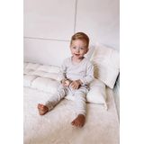 Rib jersey broekje (gemeleerd sand)