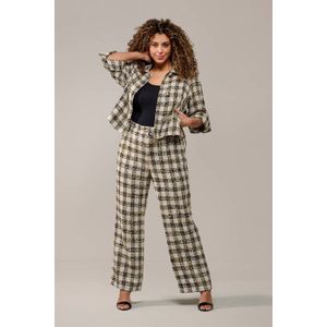 Jacky - Blazer - Zwart - Bouclé - Korte Pasvorm