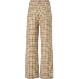Josie - Pantalon - Roze Groen - Boucléstof