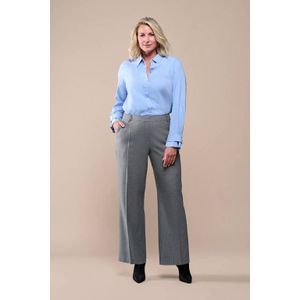 Mart Visser - Rosely - Pantalon - Grijs - Straight Fit - Regular Waist