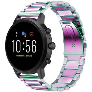 Strap-it Fossil Gen 5 stalen band (regenboog)