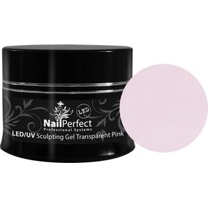 NailPerfect LED/UV Sculpting Gel Transparent Pink 45gr