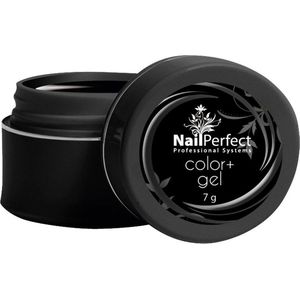 Nail Perfect - Color+ Gel - Black - 7 gr