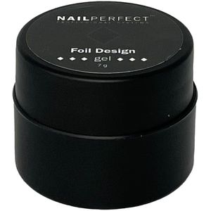 NailPerfect - Foil Design Gel - Zwart - Sterk Gepigmenteerd