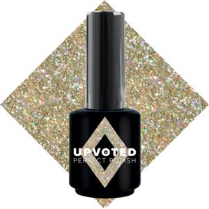 NailPerfect - UPVOTED - Glitter Soak Off Gelpolish - 15ml - Goud