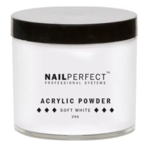 NailPerfect - Powder - Soft White - Acrylpoeder - Medium tot Snel Hardend