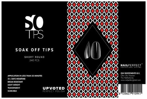 Upvoted - Soak Off Tips - Transparant - 240 Stuks