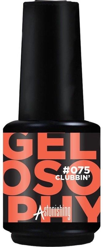Astonishing - Gelosophy 075 CLUBBIN - Nagellak - 15ml - Hoog Gepigmenteerd