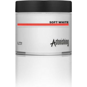 Astonishing - Acrylic Powder - Soft White - 25gr - Kunstnagels