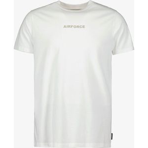 Airforce Wording Logo T-shirt - Wit