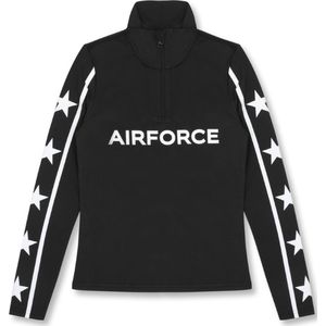 Airforce Squaw Vally Wording Ski Pully Dames Zwart