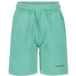 Airforce - Sweatshort - Groen - Regular Pasvorm - 100% Katoen