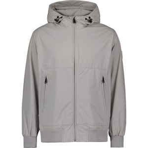 Airforce - Zomerjas - Grijs - Polyester - Capuchon en Ritszakken