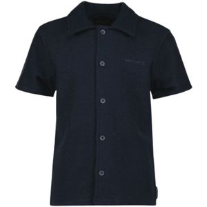 Airforce Short Sleeve Overhemd Jongens Donkerblauw 140