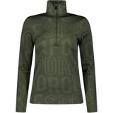 Airforce Squaw Vally Wording Ski Pully Dames Donkergroen