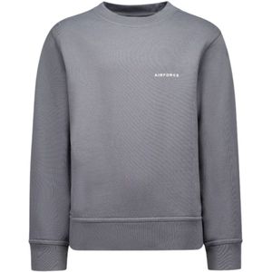 Airforce - Basic Casual Sweater - Grijs - Katoen