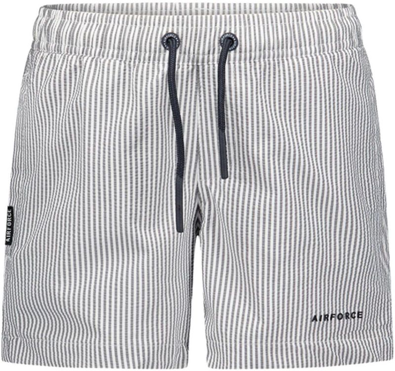 Airforce - Seesucker - Zwemshort - Wit - Jongens