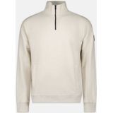 Airforce - Trui - Ecru - Lange Mouwen - Opstaande Kraag met Ritssluiting