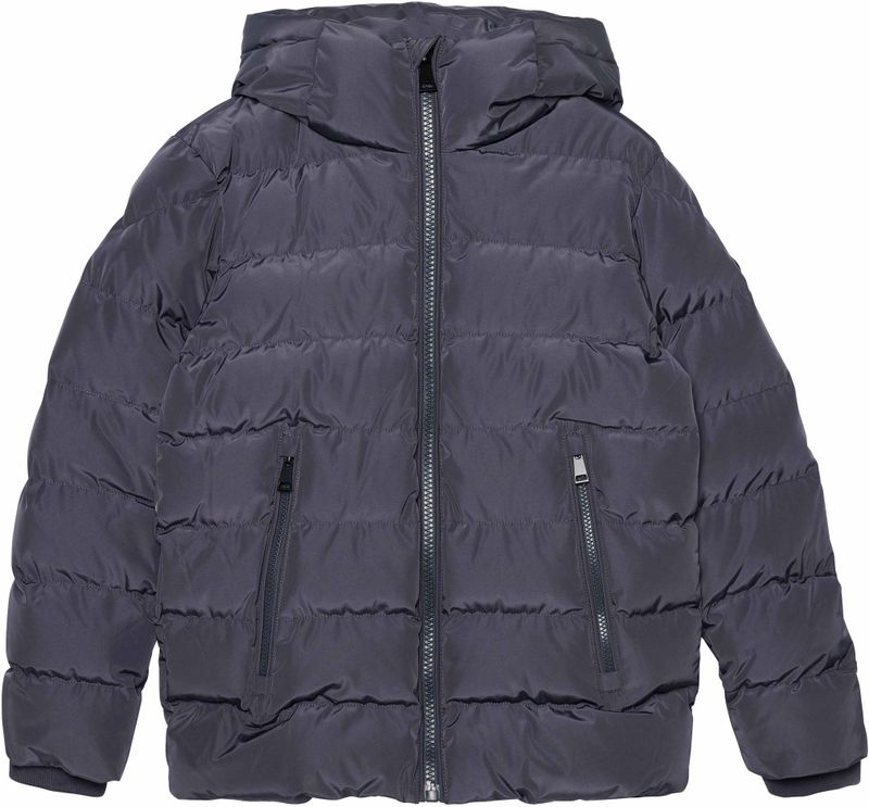 Airforce - Gewatteerde Jas - Donkerblauw - Voor Jongens - Met Capuchon