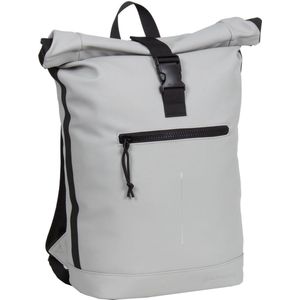 New Rebels Mart New York Lichtgrijs 21L Rugtas Rolltop Waterafstotend Laptop 15.6