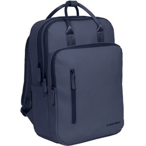 New Rebels William Milwaukee Navy 18L Rugzak Waterafstotend Laptop 15.6 Schooltas - Update: sterke ritsen