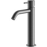 Hotbath Archie Wastafelmengkraan zonder waste Middel BGP Geborsteld Gunmetal PVD AR003MBGP