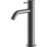 Hotbath Archie Wastafelmengkraan zonder waste Middel BGP Geborsteld Gunmetal PVD AR003MBGP
